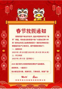 2025年春節(jié)假期放假通知